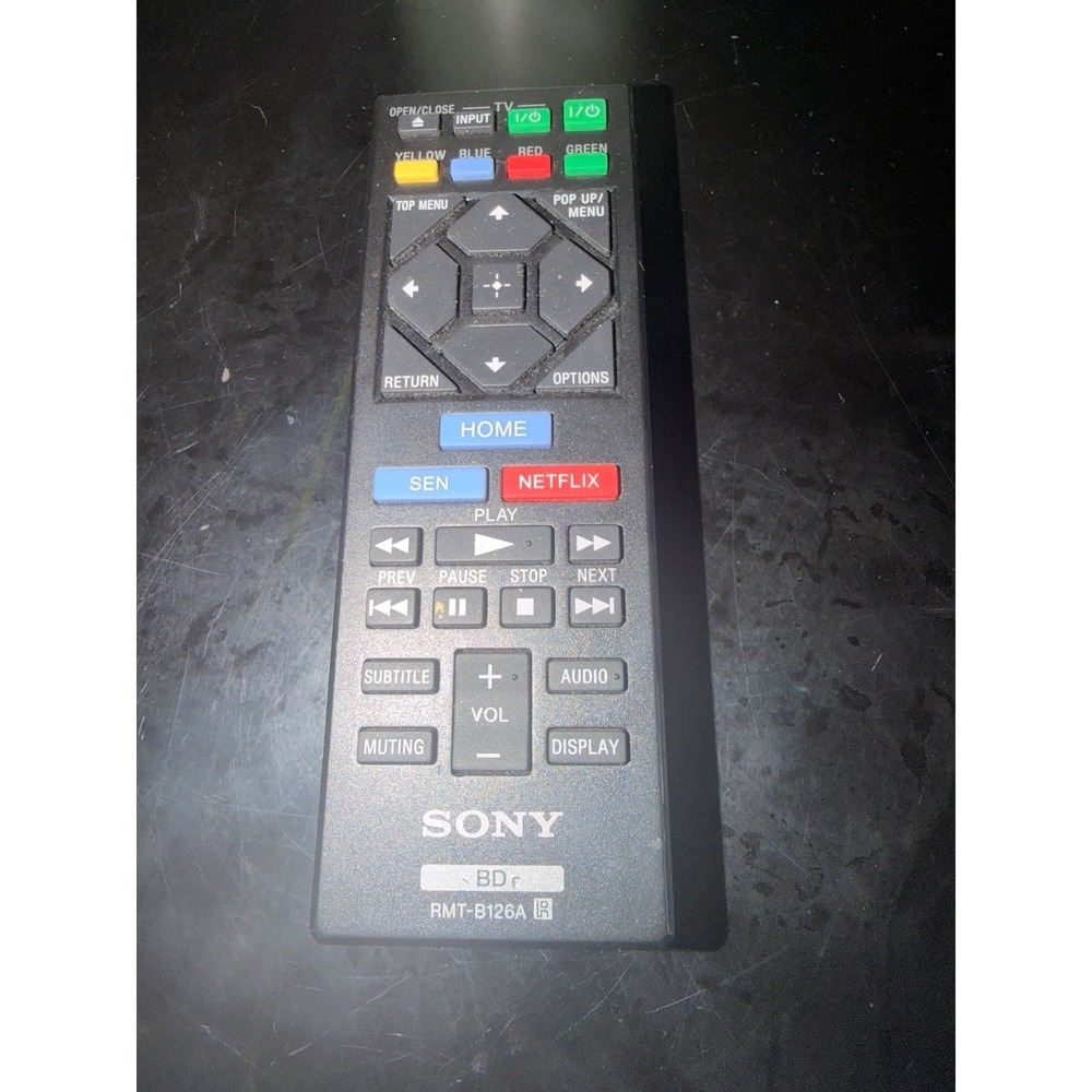 SONY GENUINE REMOTE BLU RAY BD RMT-B126A